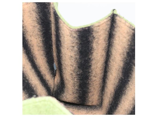 FENDI Tote Bag Wool Green - vista 18