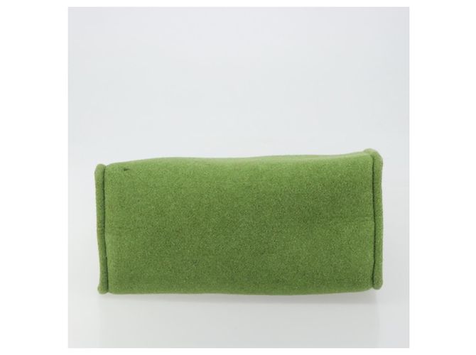 FENDI Tote Bag Wool Green - vista 5