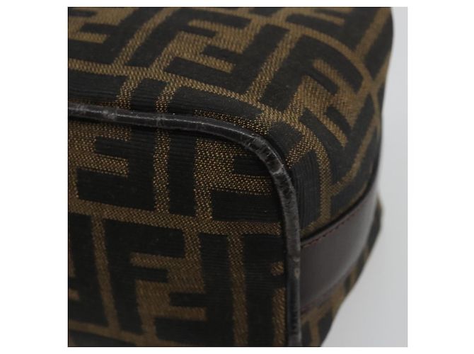 FENDI Zucca Canvas Pouch Black Brown - vista 15