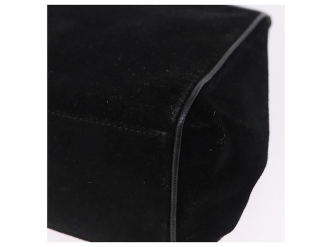 Céline CELINE Hand Bag Suede Leather 2way Black Gold - vista 18