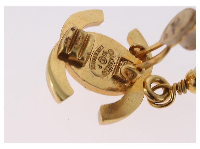 CHANEL Ohrringe Metall Goldfarben CC - Ansicht 11