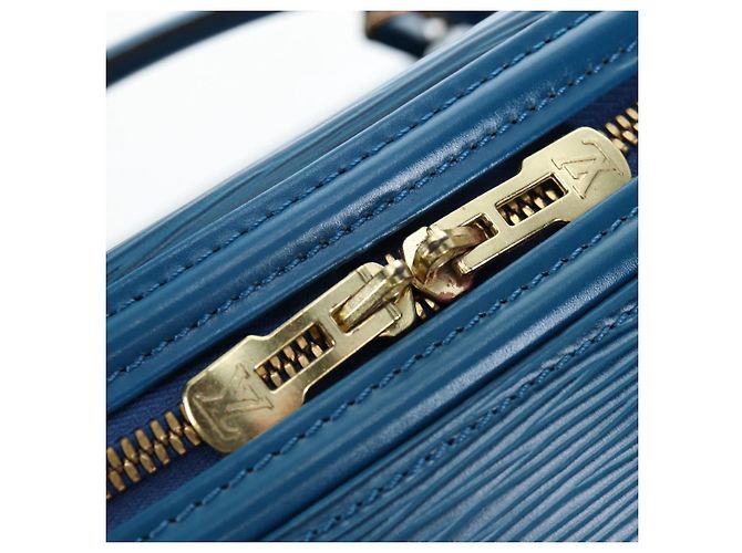 LOUIS VUITTON Epi Nice Hand Bag 2way Toledo Blue M48015 LV - vista 19