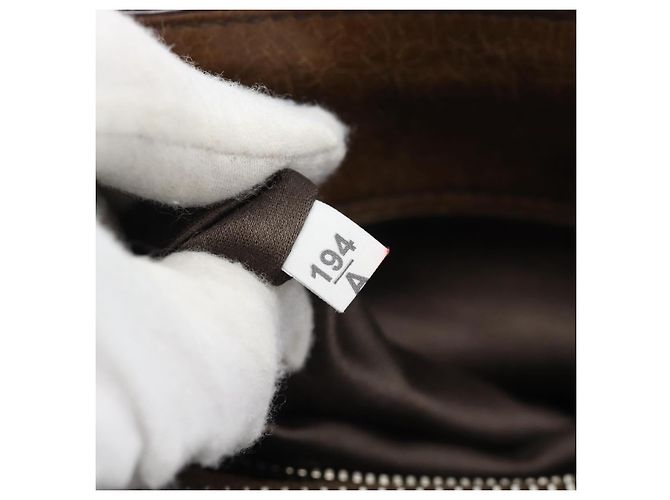 Miu Miu Hand Bag Leather 2way Brown Silver - vista 12