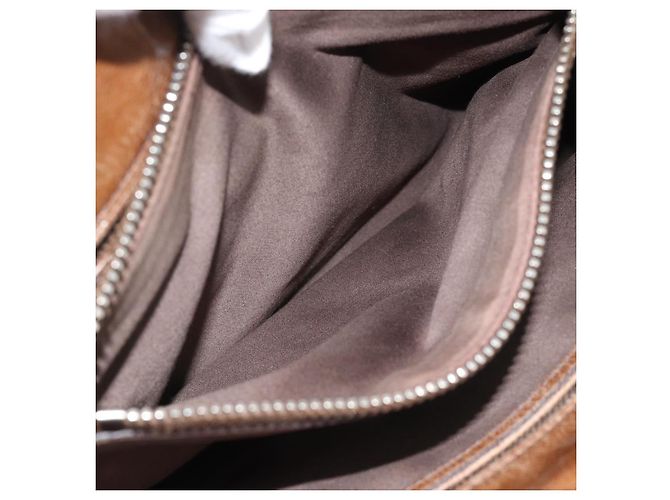 Miu Miu Hand Bag Leather 2way Brown Silver - vista 26