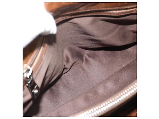Miu Miu Hand Bag Leather 2way Brown Silver - vista 27