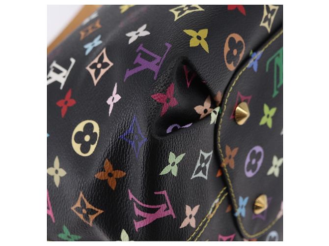 LOUIS VUITTON Monogram Multicolor Annie GM Tote Bag Black M40304 LV - vista 16