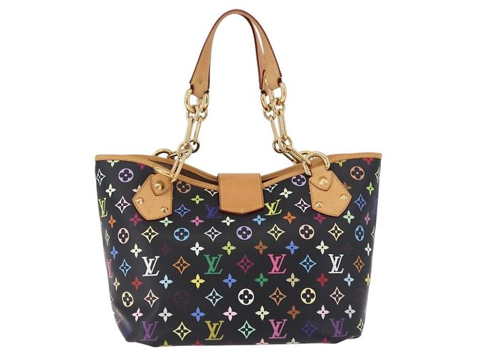 LOUIS VUITTON Monogram Multicolor Annie GM Tote Bag Black M40304 LV - vista 2