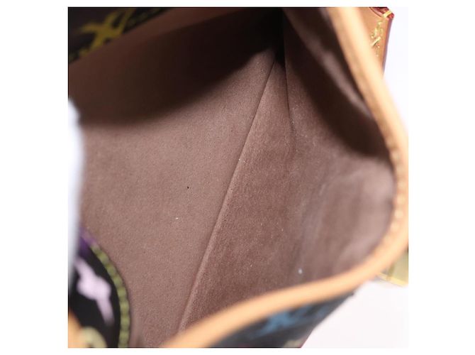 LOUIS VUITTON Monogram Multicolor Annie GM Tote Bag Black M40304 LV - vista 22