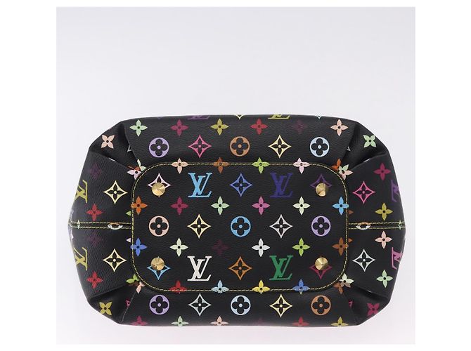 LOUIS VUITTON Monogram Multicolor Annie GM Tote Bag Black M40304 LV - vista 5