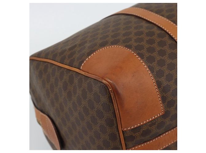 Céline CELINE Macadam Boston Bag PVC Leather Brown Gold Tone - vista 16