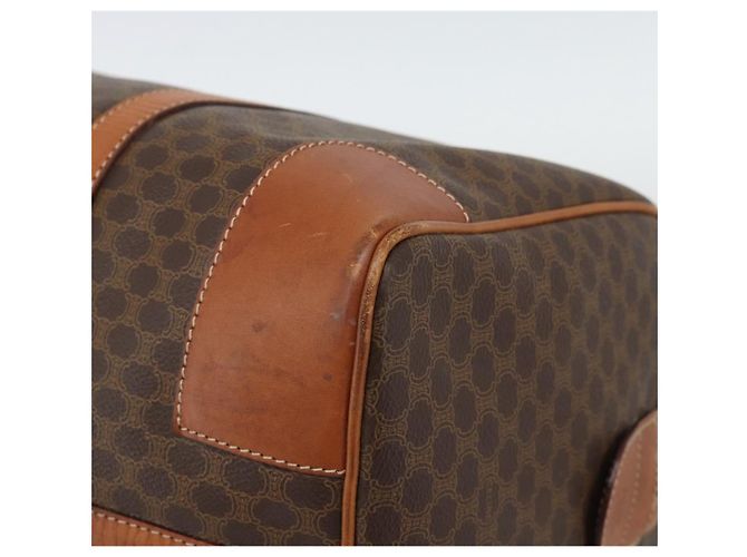 Céline CELINE Macadam Boston Bag PVC Leather Brown Gold Tone - vista 9