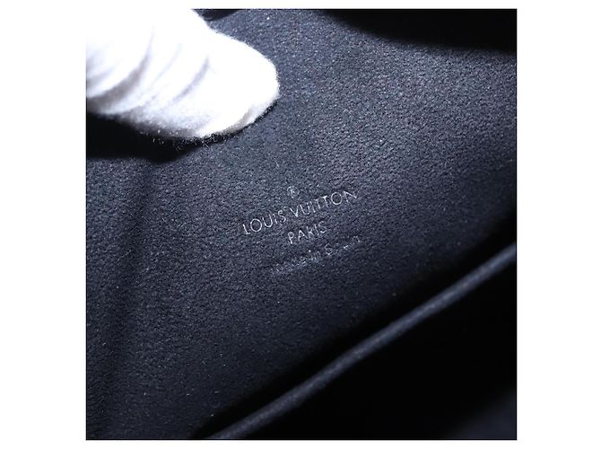 LOUIS VUITTON Monogram Diffir Clarkson Leather Black M92402 LV - vista 18