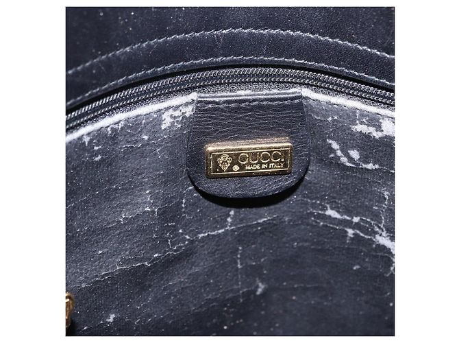 GUCCI Micro GG Supreme Web Sherry Line Bag PVC Black 001 110 0968 - vista 10