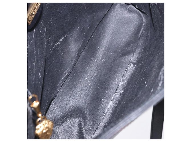 GUCCI Micro GG Supreme Web Sherry Line Bag PVC Black 001 110 0968 - vista 11