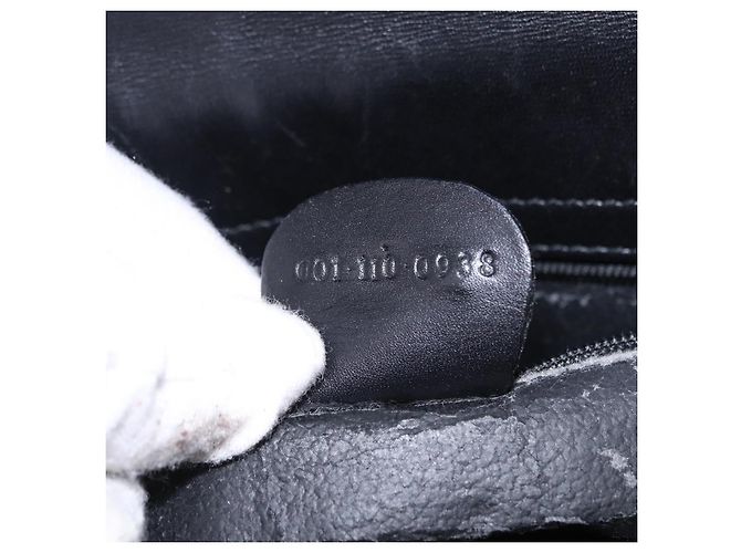 GUCCI Micro GG Supreme Web Sherry Line Bag PVC Black 001 110 0968 - vista 12