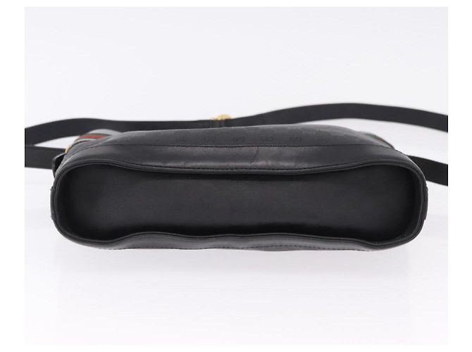 GUCCI Micro GG Supreme Web Sherry Line Bag PVC Black 001 110 0968 - vista 5