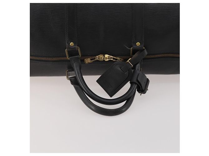 LOUIS VUITTON Epi Keepall 60 Boston Bag Noir M42942 LV - vista 7