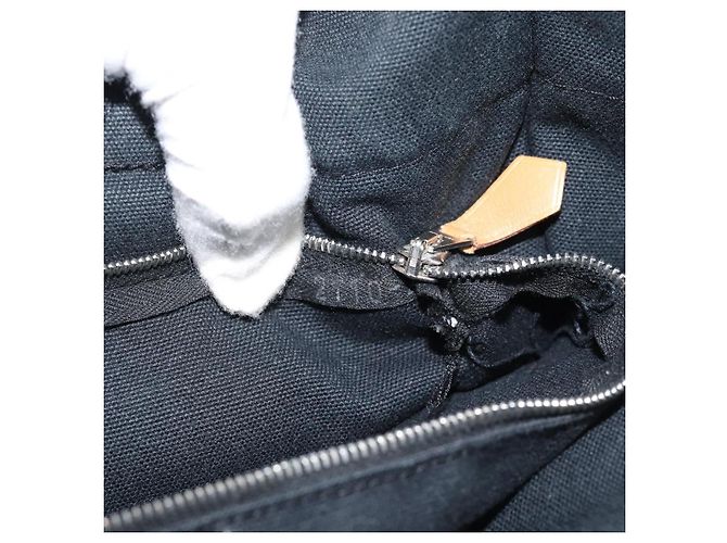 Hermès HERMES Fourre Tout PM Hand Bag Canvas Black Silver - vista 11