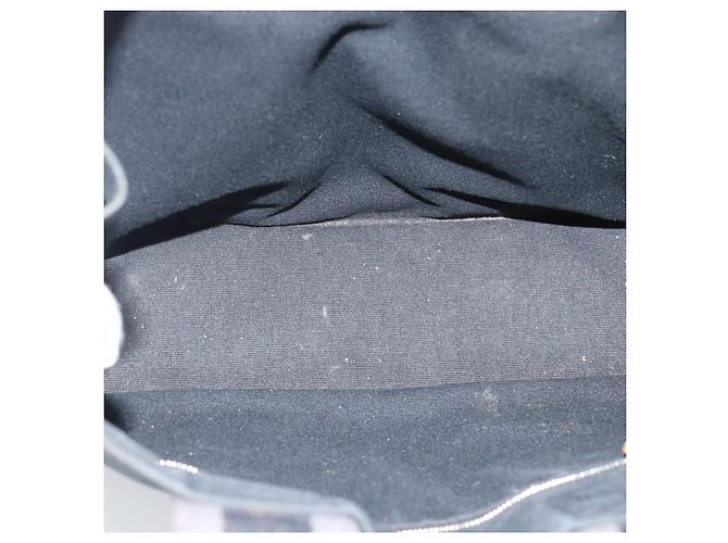 Hermès HERMES Fourre Tout PM Hand Bag Canvas Black Silver - vista 9