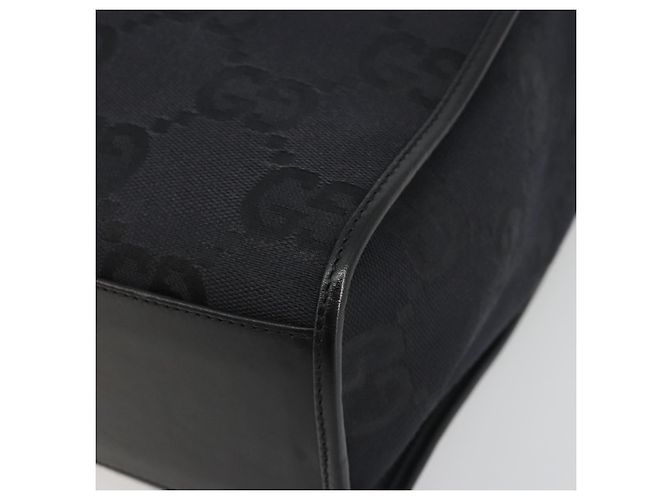 GUCCI GG Canvas Tote Bag Black Silver 002 1064 3444 - vista 14