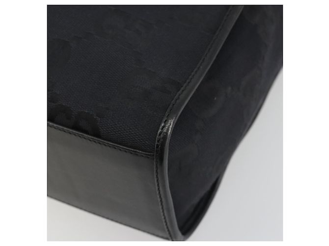 GUCCI GG Canvas Tote Bag Black Silver 002 1064 3444 - vista 16