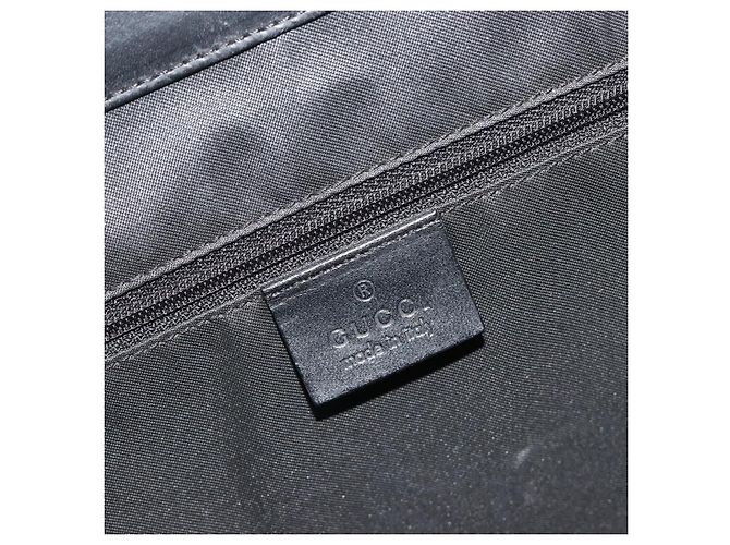 GUCCI GG Canvas Tote Bag Black Silver 002 1064 3444 - vista 19