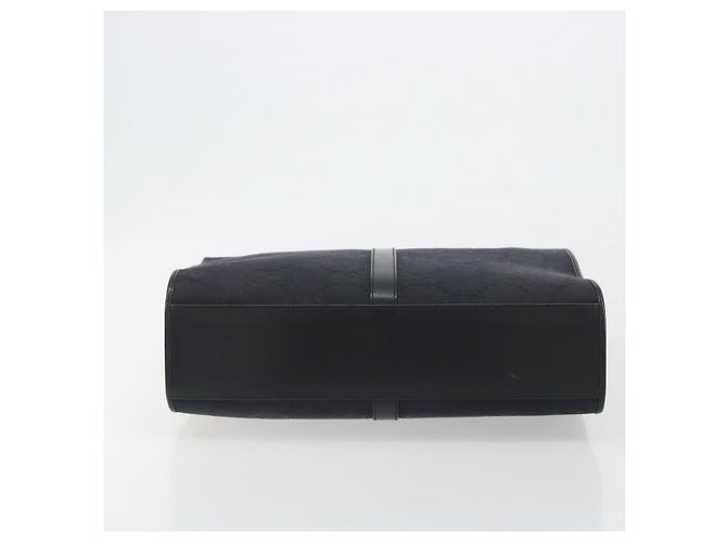 GUCCI GG Canvas Tote Bag Black Silver 002 1064 3444 - vista 5