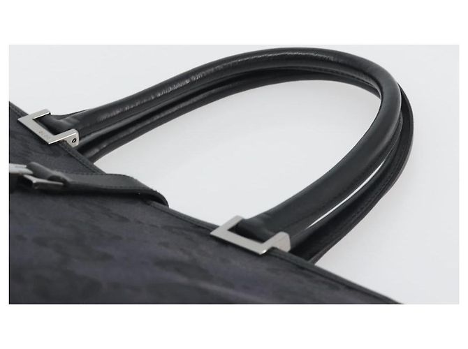 GUCCI GG Canvas Tote Bag Black Silver 002 1064 3444 - vista 8