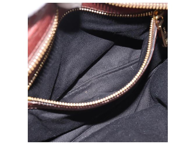Chloé Chloe Etel Shoulder Bag Leather 2way Brown Gold - vista 24