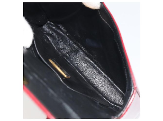 PRADA Hand Bag Leather Red Gold - vista 9