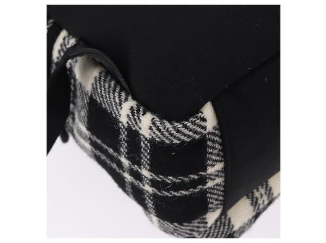 SAINT LAURENT Backpack Wool Black Silver - vista 18