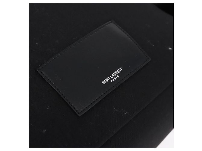 SAINT LAURENT Backpack Wool Black Silver - vista 20