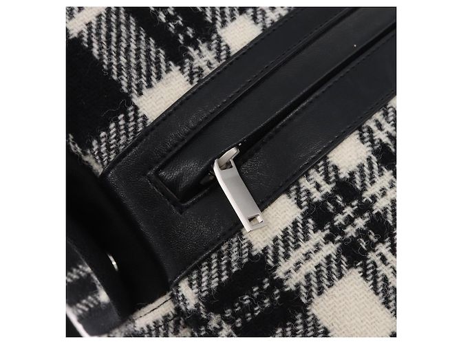 SAINT LAURENT Backpack Wool Black Silver - vista 22