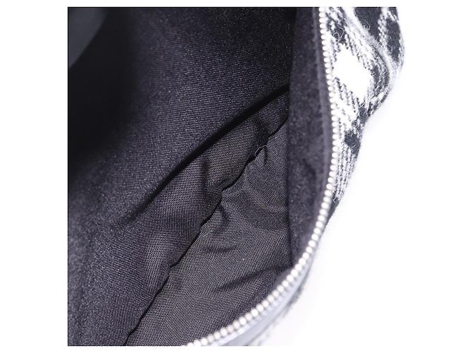 SAINT LAURENT Backpack Wool Black Silver - vista 32