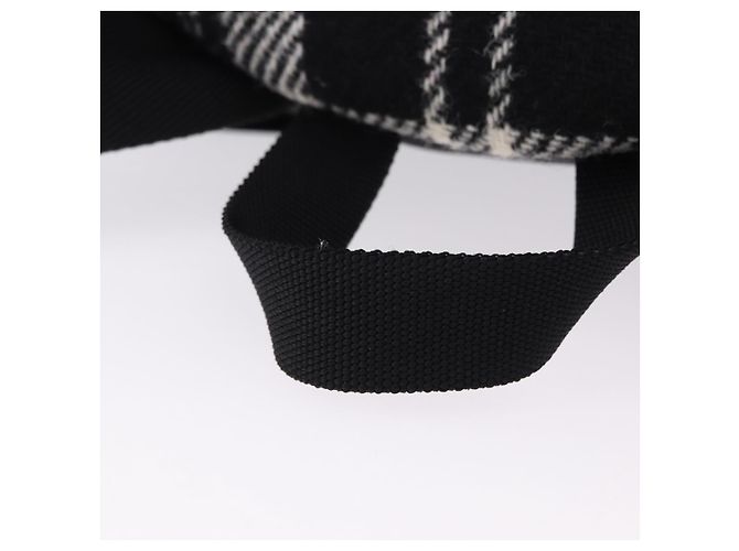 SAINT LAURENT Backpack Wool Black Silver - vista 7