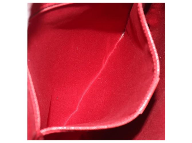 GUCCI GG Canvas Shoulder Bag Red Silver 113013 - vista 22