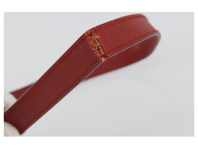 GUCCI GG Canvas Shoulder Bag Red Silver 113013 - vista 8