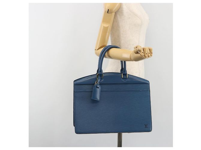 LOUIS VUITTON Epi Riviera Hand Bag Blue M48185 LV - vista 25