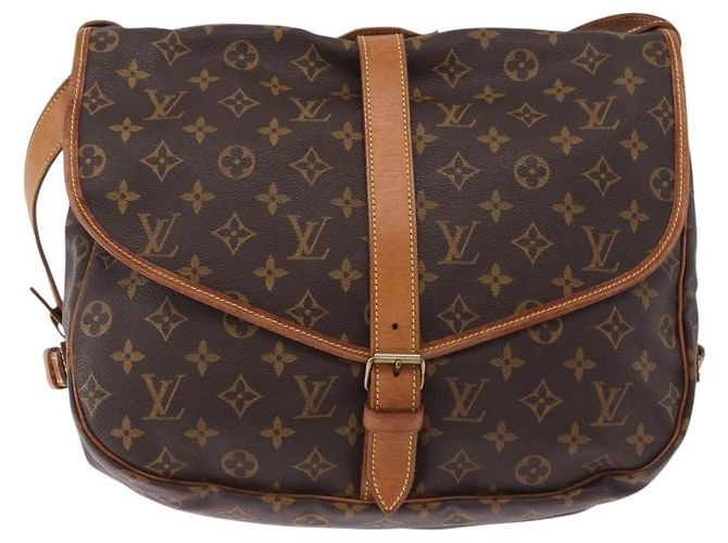 LOUIS VUITTON Monogram Saumur 35 Shoulder Bag M42254 LV - vista 13