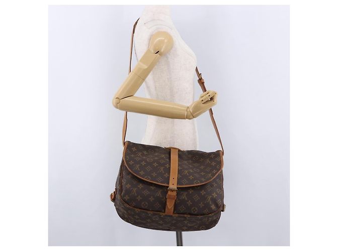 LOUIS VUITTON Monogram Saumur 35 Shoulder Bag M42254 LV - vista 29