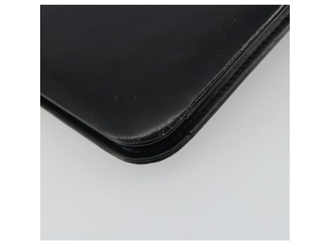 Christian Dior Sac à épaule à chaîne en cuir noir et doré - vue 18