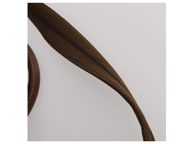 PRADA Boston Bag Nylon 2way Brown Silver - vista 14