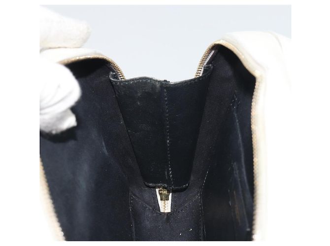 SAINT LAURENT Shoulder Bag Leather White Gold - vista 21
