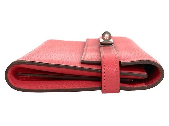 Hermès Hermes Kelly Wallet - Long Chevre Mysore Card Holder Rosa - vista 5