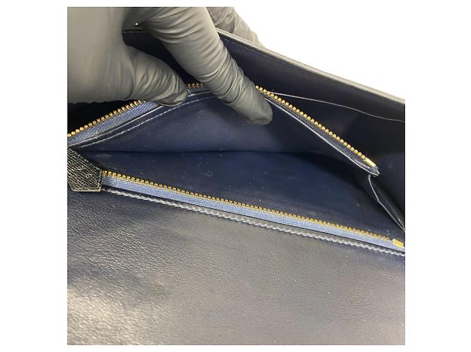 Hermès Hermes Vintage Constance 23 Mini Shoulder Bag Blu navy - vista 10