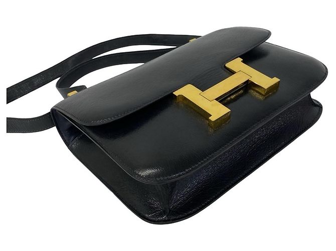 Hermès Hermes Vintage Constance 23 Mini Shoulder Bag Blu navy - vista 7