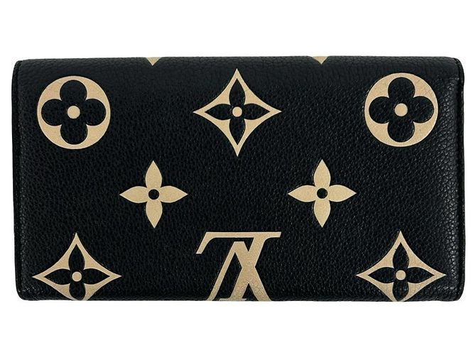 Louis Vuitton Portefeuille Sarah Long Wallet Nero - vista 2