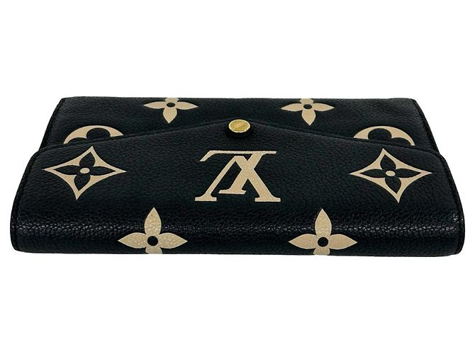 Louis Vuitton Portefeuille Sarah Long Wallet Nero - vista 3