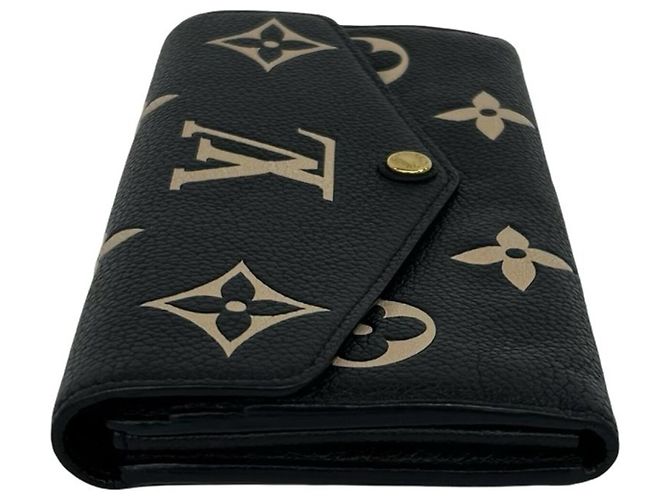 Louis Vuitton Portefeuille Sarah Long Wallet Nero - vista 4
