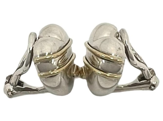Tiffany & Co Orecchini Tiffany Vintage Heart Arrow Argento D'oro - vista 5